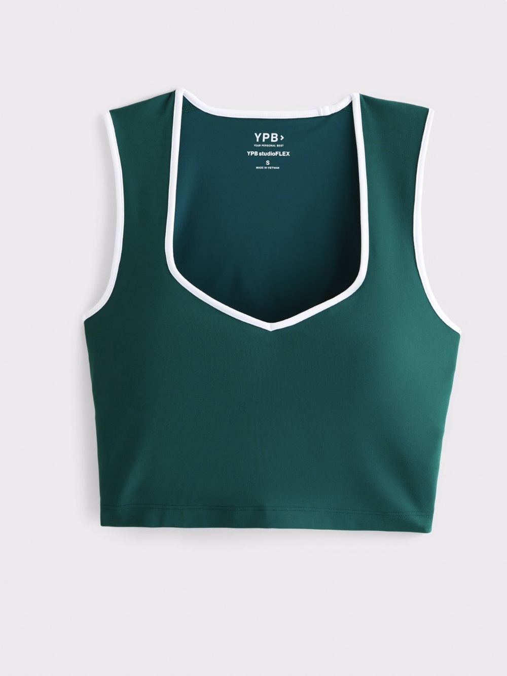 Abercrombie & Fitch YTB Studio Flex Portrait Crop Top - Size S